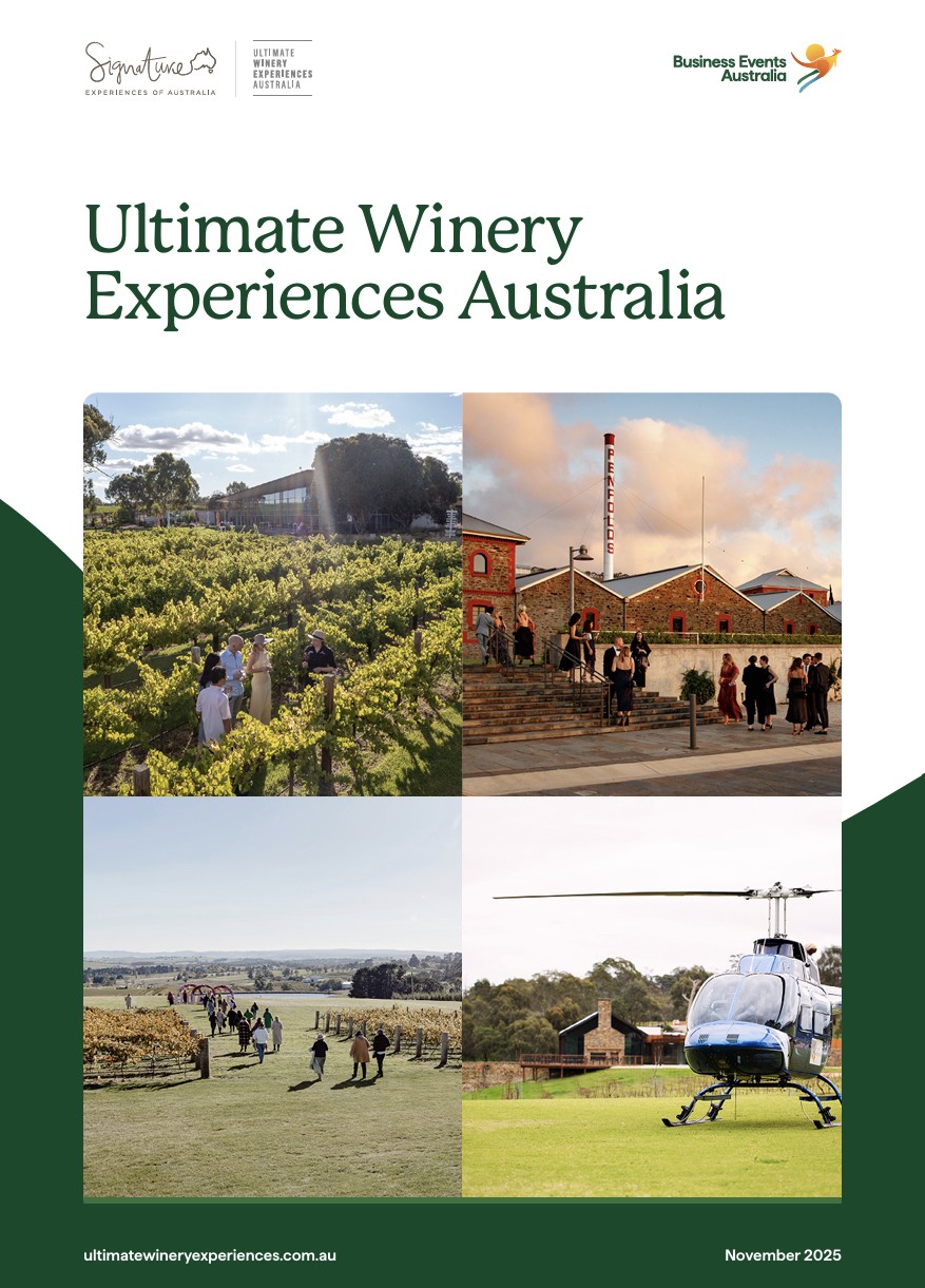 Ultimate Winery Experiences Australia © Business Events Australia