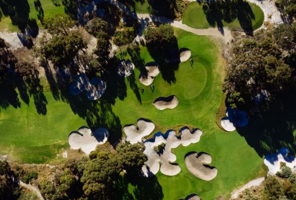 Huntingdale Drone at Huntingdale Golf Club, Melbourne, Victoria © Great Golf Courses of Australia