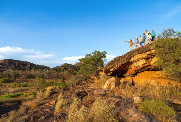 Group on Arnhemlander Cultural & Heritage 4WD Tour, Kakadu National Park, Jabiru, Northern Territory © Tourism Australia