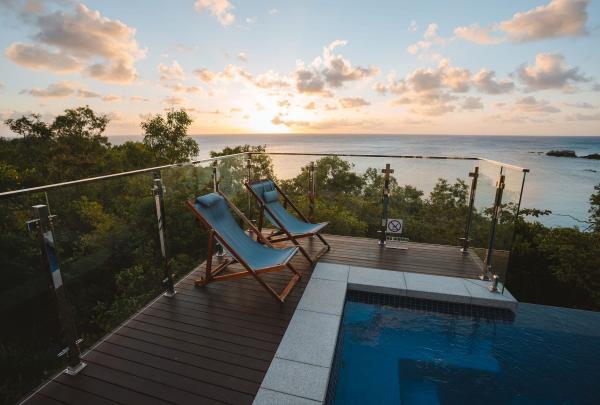 Pool with a deck at Lizard Island Resort in Far North Queensland, Queensland © Tourism Australia