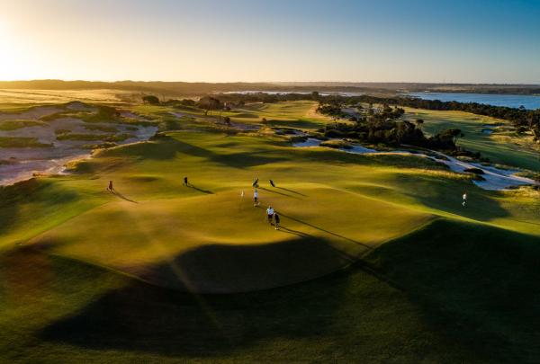 Aerial view of Lonsdale Links, Point Lonsdale, Victoria © Lonsdale Links
