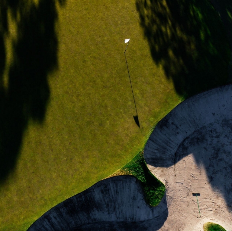 Drone shot of Metropolitan Golf Club, Melbourne, Victoria © Great Golf Courses of Australia