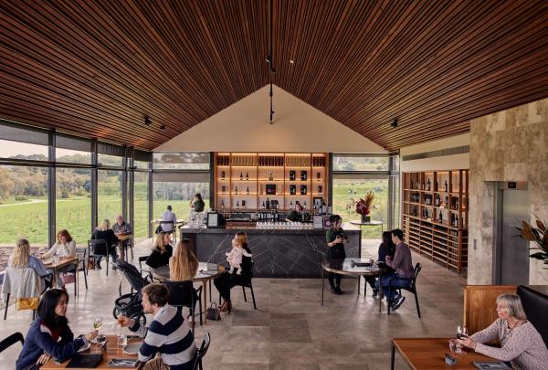 Lunch at St Hugo restaurant, Rowland Flat, Barossa Valley, South Australia © St Hugo