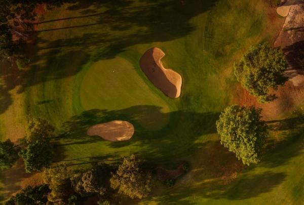 Aerial view of the golf course at The Grange Golf Club, Grange, South Australia © Great Golf Courses of Australia