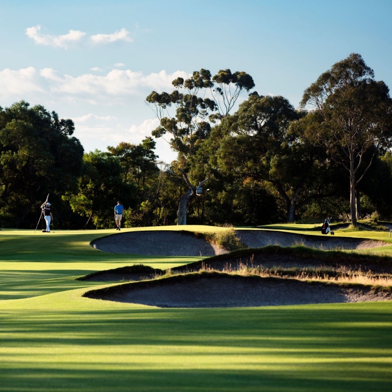 Golf course at Woodlands Golf Club, Mordialloc, Victoria © Great Golf Courses of Australia